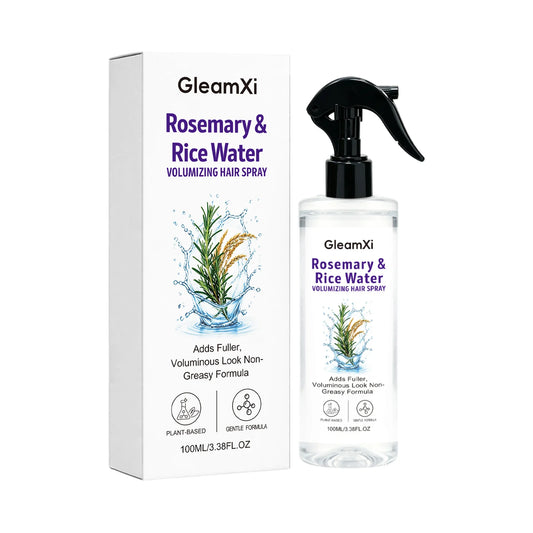 Rosemary & Rice Water Hair Spray Made with 100% Natural Extracts Lightweight Non-Greasy Formula for Softer Smoother-Looking Hair