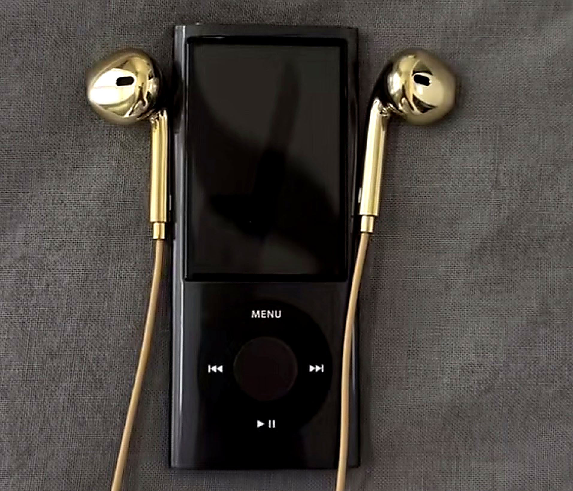 Phantom Platinum Gold Headphones