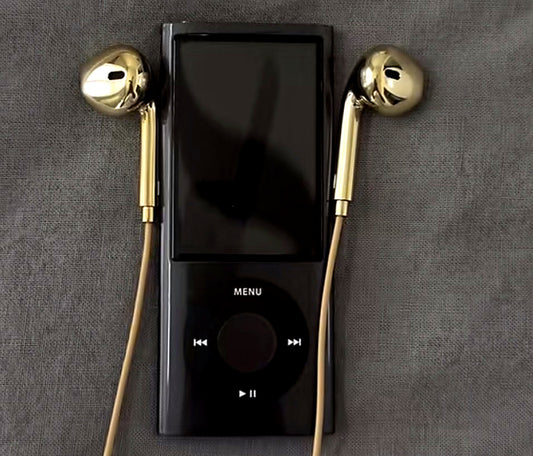 Phantom Platinum Gold Headphones